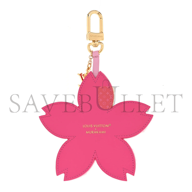 LOUIS VUITTON MURAKAM LV X TM CHERRY BLOSSOM BAG CHARM M02485